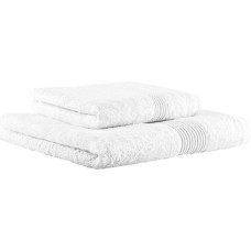 Nefretete Maiguma bambusa dvielis 70x130 Balts P301 620g izgatavots no Ēģiptes kokvilnas 620g