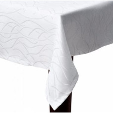 Plaukstas izturīgs galdauts 150x260 Jedeka balts