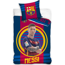 Kokvilnas gultas veļa 160x200 FC Barcelona Messi FCB 9007 1710
