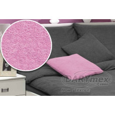 Frotē spilvendrāna 50x60 005, gaiši rozā, vienkrāsaina