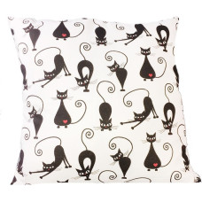 Kokvilnas spilvendrāna 70x80 998E Cats Kaķēni Cat Kitten Modern Duo