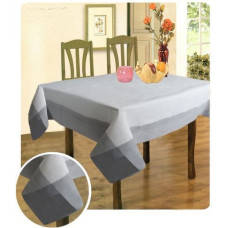 Ortex Dekoratīvais galdauts 140x220 Fresco 250 Pelēks un balts poliesters