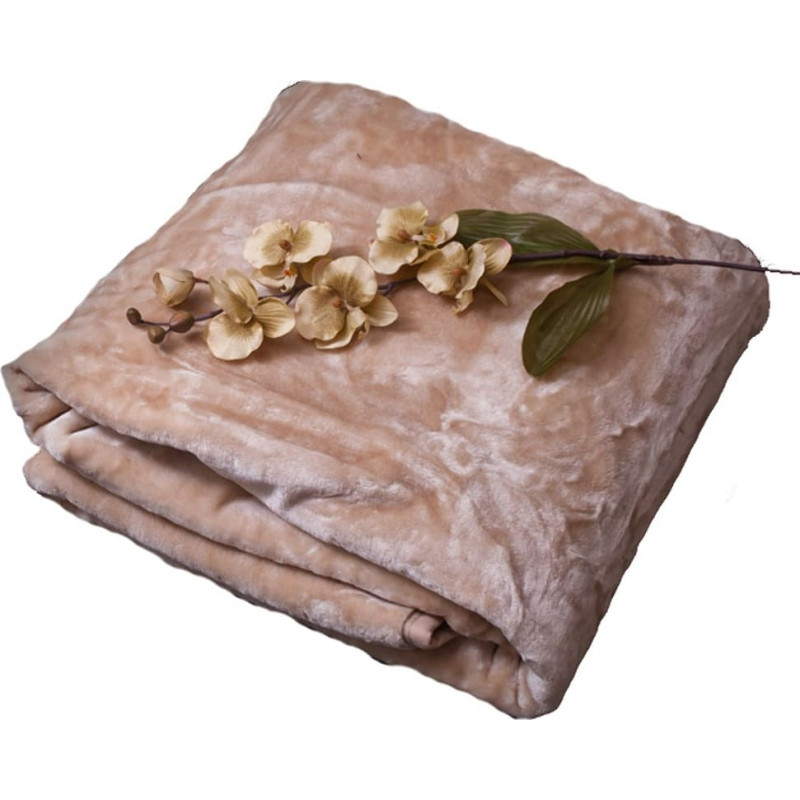 Akrila sega 160x210 bēša vienkrāsaina