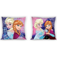 Kokvilnas spilvendrāna 40x40 Frozen 009 māsas Elza un Ania 7678