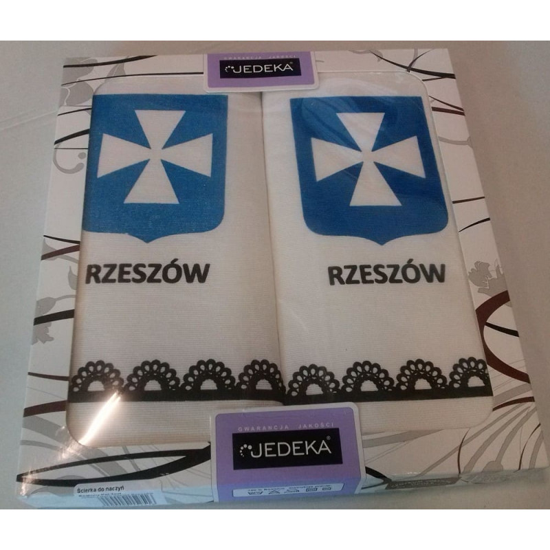 Trauku lupata reģionu komplekts no 2 Jedeka Žešovas pilsētas ģerbonis