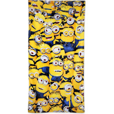 Pludmales dvielis 70x140 Minions 7392 Minions bērnu minionu pūlis