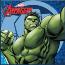 Burvju dvielis 30x30 Avengers D 2126 Hulk Bruce Banner Green Giant