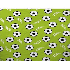 Kokvilnas palags 160x200 1058E bumbiņas zaļas 541N