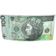 Punntime Hajs dvielis 80x160 PLN simts zlotu 100 PLN zaļā banknote dāvanā