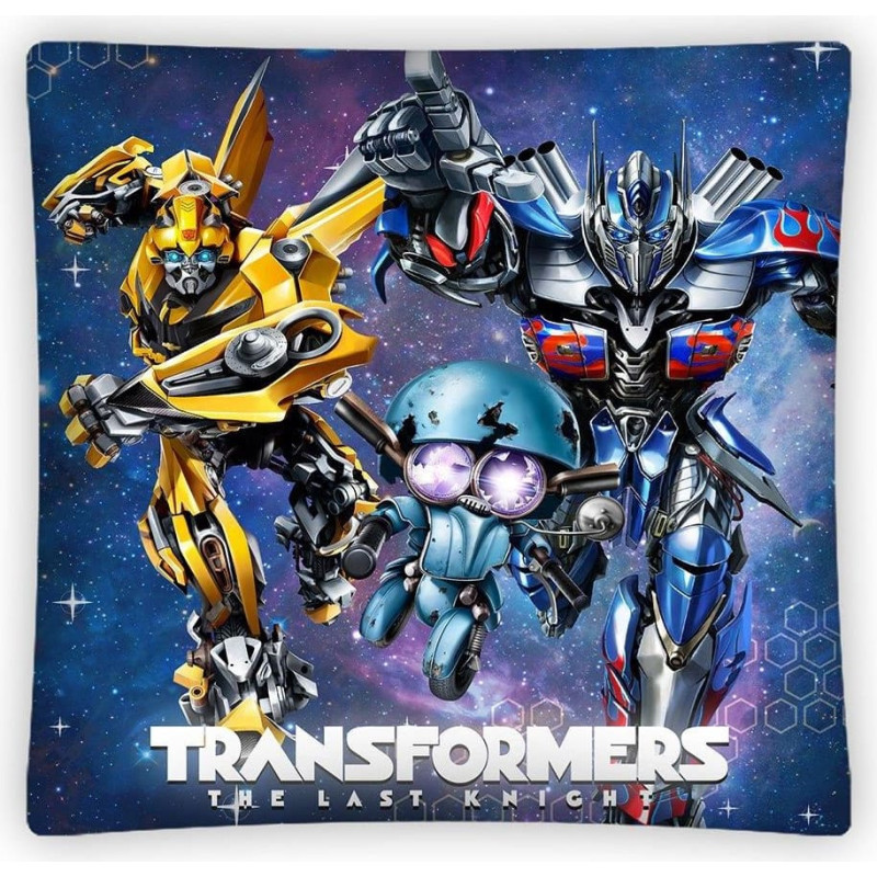 Bērnu spilvendrāna 40x40 3D transformatori 4947 Roboti 04