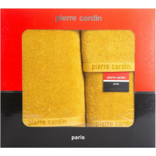 Evi dvieļu komplekts 3-daļīgā kastē. sinepes 430g/m2 Pierre Cardin