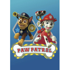 Flīsa sega 100x150 Paw Paw Patrol 4376 zils bērnu pleds