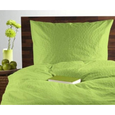 Mizas pakaiši 140x200 zaļa 13 vienkrāsainas 100% kokvilnas pogas