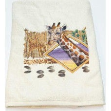 Misir dvielis 70x135 Safari Giraffe ekrii izpārdošana