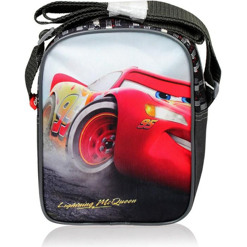 Cars Lightning McQueen viena pleca soma, melna soma 6592