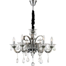 Glitter griestu piekaramā lampa 70x52x115 dekoratīvā kristāla lustra viesistabai guļamistabai modernā klasiskā stilā