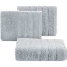 Nefrīta dvielis 70x140 sudraba frotē 500g/m2 kokvilnas apmale ar smalkām svītrām