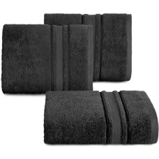 Nefre dvielis 70x140 melns frotē audums no Ēģiptes kokvilnas 550g/m2