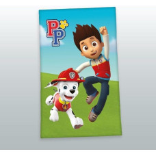 Pludmales dvielis 70x140 Paw Patrol Paw 7532 Chase Alex, bērnu kokvilna