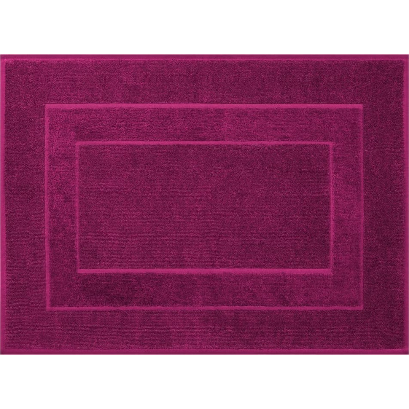 Vannas istabas paklājs 60x90 Lucy 12 amarants kokvilna 650g/m2