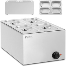 Royal Catering Bain marie elektriskais sildītājs 4 x GN 1/4 640 W