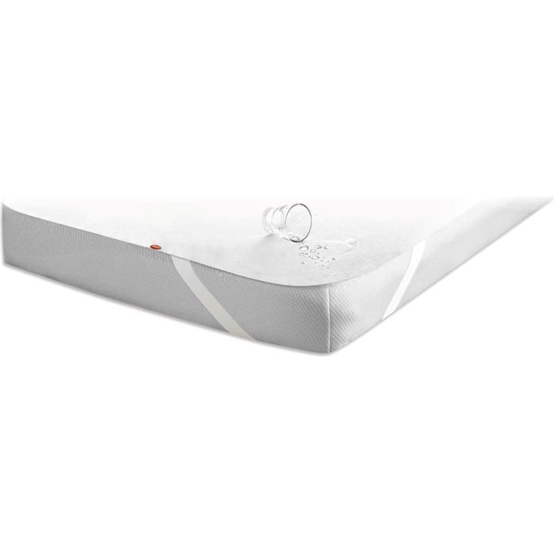 Higiēnas apakšklājs 220x200 Stabils balts ūdensnecaurlaidīgam matracim ar antialerģisku elastīgo joslu