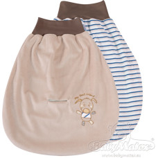 Sono baby pusguļammaiss, 0-8 mēn, brūns, zilas svītras, abpusējs, auto sēdeklītim