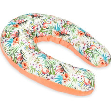RELAX Vello pozicionēšanas spilvens 190 cm flamingo kruasāns barošanai, grūtniecībai un atpūtai