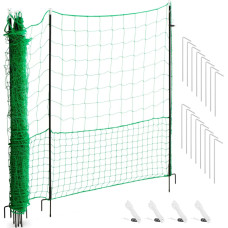 Wiesenfield Tīkla aizgalda audzēšanas drošības žogs mājputnu vistām 1,25 x 15 m