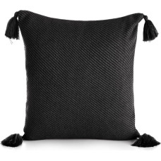Dekoratīvā spilvendrāna 45x45 Poly melna