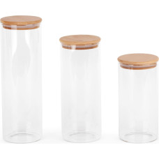 Pola trauku komplekts 3 gab pārtikas uzglabāšanai 1400 1700 2000 ml