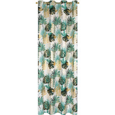 Aizkaru 140x250 Maltas zaļās zelta lapas, kas gatavas uz Z10 starplikām