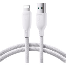 Joyroom Kabelis iPhone USB-A - Lightning 3A Multi-Color Series 1m balts