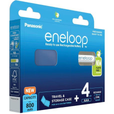 Panasonic Eneloop AAA 800mAh rechargeable - 4 pcs + BOX