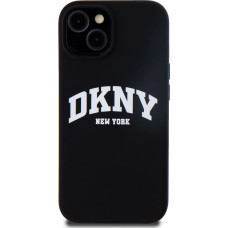 Dkny Liquid Silicone Arch Logo MagSafe Case for iPhone 13 Black