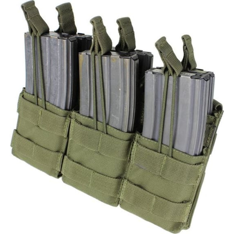 Condor - Triple Stacker M4 Mag Pouch - Olive Drab - MA44-001
