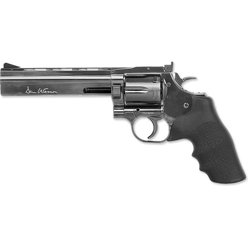 ASG - Dan Wesson 715 6 collu revolvera kopija - tērauda pelēka - 18191