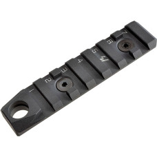 Strike Industries - LINK KeyMod & M-Lok Rail 7 sloti QD - melns