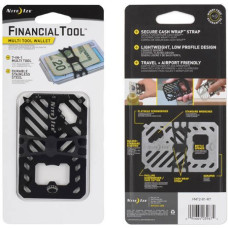 Nite Ize - FinancialTool Multi Tool Wallet - Melns - FMT2-01-R7