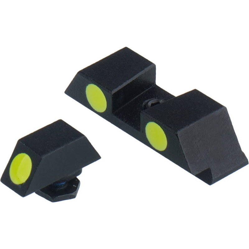 Vector Optics - Fibre Sights Combo priekš Glock Short Green - SCIS-06