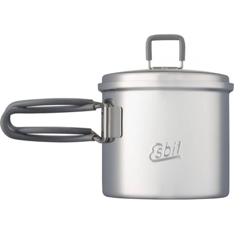 Esbit - Tūrisma katls ar vāku - Nerūsējo&scaron;ais tērauds - 625 ml - PT625ST