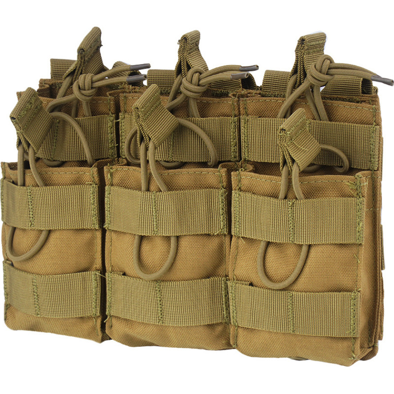 Condor - Triple Stacker M4 Mag Pouch - MOLLE - Coyote Brown - MA44-498