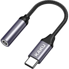 Kaku SIGA KSC-428 USB-C|3,5 mm adapteris melns