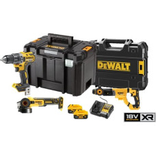 Dewalt-Maszyny akumulators Combo komplekts DCD791 + DCG405 + DCH263 18V Li-Ion XR 2x5.0Ah, TSTAK DeWalt [DCK327P2T-QW]