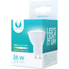 Forever Light LED Bulb GU10 3W 230V 6000K 250lm Forever Light