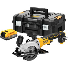 Dewalt-Maszyny bezvadu ripzāģis 115 mm, 18 V Li-lon POWERSTACK 1x1.7Ah XR sērijas DEWALT [DCS571E1T-XJ]