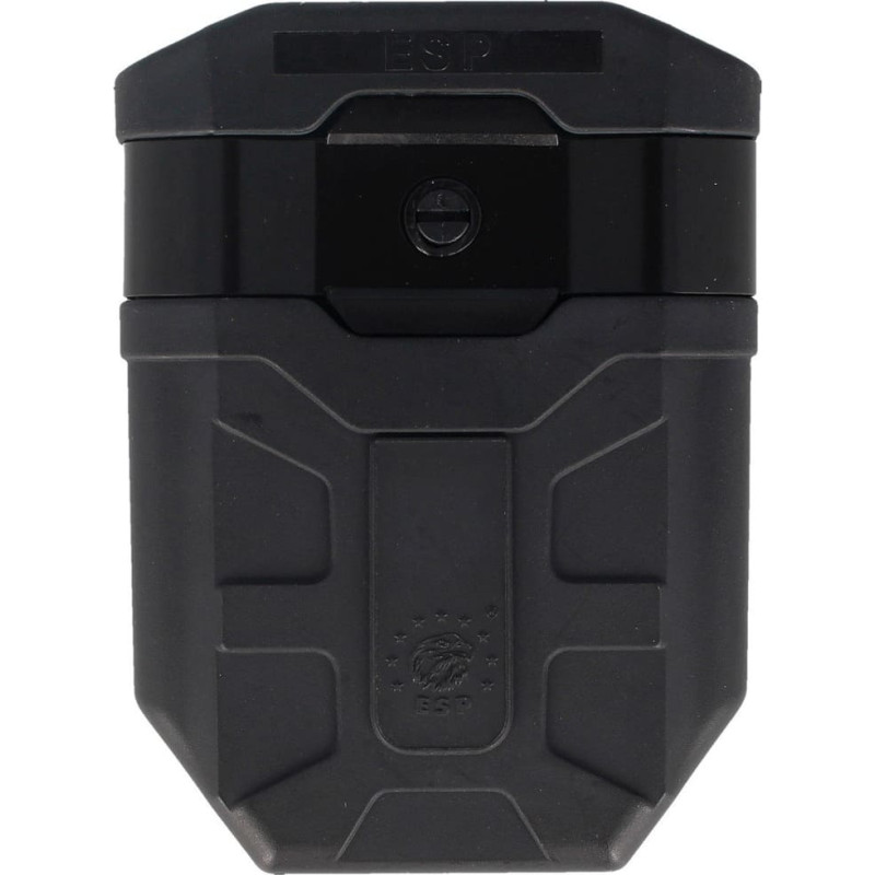 Euro Security Products (Esp) ESP - MOLLE grozāms plastmasas turētājs žurnālam AK - UBC-02 stiprinājums - melns - MH-14-AK BK