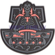 JTG Ghost Ship Skull Rubber Patch