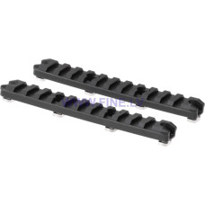 Amoeba 5 Inch M-LOK Plastic Rail 2-Pack