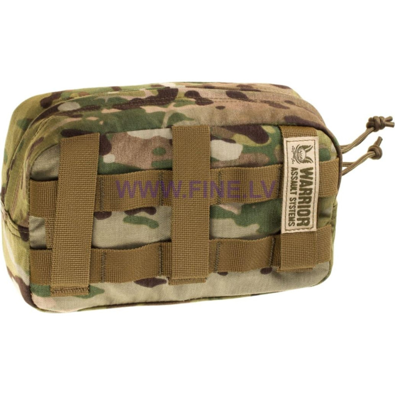 Warrior Medium Horizontal MOLLE Pouch Zipped